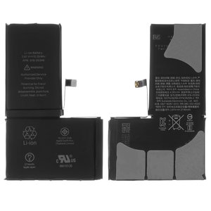 Batería puede usarse con iPhone X, Li ion, 3.81 V, 2716 mAh, Original PRC , original IC, #616 00351 616 00347