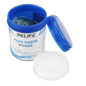 Fundente en pasta RELIFE RL 223 OR, para soldadura sin plomo, actividad alta, 100 g