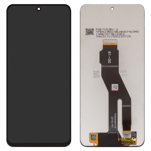 Pantalla LCD puede usarse con Huawei Honor 90 Lite, Honor X8a, negro, sin marco, High Copy, CRT LX1, CRT LX2, CRT LX3, CRT NX1