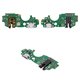 Cable flex puede usarse con Tecno Pop 7 (BF6), del conector de carga, del conector de auriculares, con micrófono, con componentes, Copy, placa del cargador