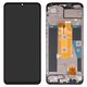 Pantalla LCD puede usarse con Realme C63 4G, negro, con marco, Original (PRC)
