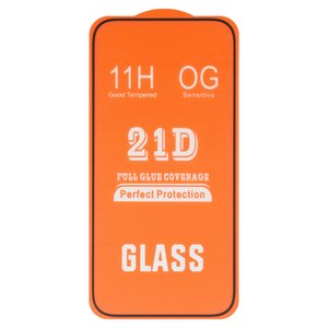 Vidrio de protección templado puede usarse con Apple iPhone 16, Full Glue, compatible con estuche, sin embalaje, sin pañuelos , negro