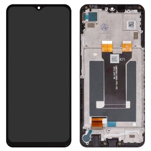 Pantalla LCD puede usarse con ZTE Nubia Gaming Neo 5G, Nubia Neo 8150N , negro, con marco, High Copy