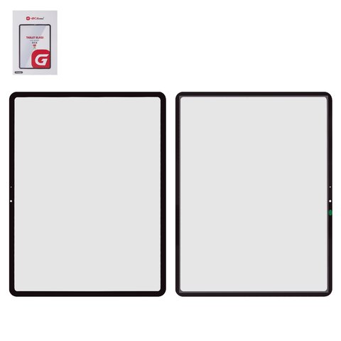 Vidrio de carcasa G+OCA PRO puede usarse con iPad Air 13 2024, iPad Air 13 2025, con película OCA, negro