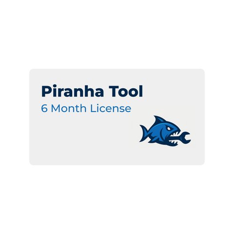 Piranha Tool 6 Month License
