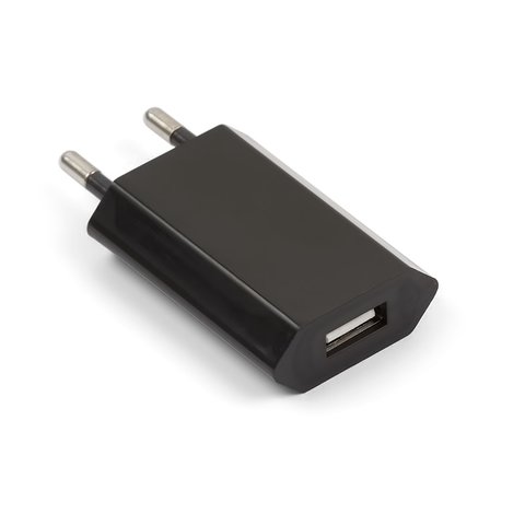 Мережевий зарядний пристрій для мобільних телефонів Apple; MP3 плеєрів Apple, 5 Вт, чорний, 1 порт