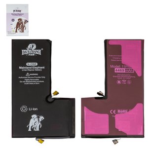 Акумулятор Da Luxiang для Apple iPhone 11 Pro Max, Li ion, 3,8 В, 4469 мАг, збільшена ємність, original IC
