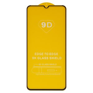 Защитное стекло для Realme C21Y, C25s, C25Y, совместимо с чехлом, Full Glue, без упаковки , черный, cлой клея нанесен по всей поверхности
