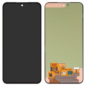 Дисплей для Samsung A356 Galaxy A35 5G, A556 Galaxy A55, M356 Galaxy M35, черный, без рамки, Оригинал переклеено стекло 