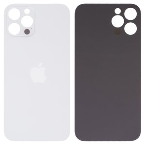 Задняя панель корпуса для iPhone 12 Pro, серебристая, белая, не нужно снимать стекло камеры, Original PRC , big hole, silver