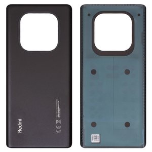 Задня панель корпуса для Xiaomi Redmi Note 14 Pro 4G, чорна, midnight black