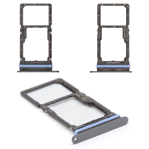 Тримач SIM карти для Samsung A165 Galaxy A16, A166 Galaxy A16 5G, сірий, Gray, dual SIM