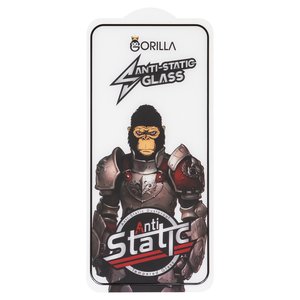 Защитное стекло для Google Pixel 8, совместимо с чехлом, Full Glue, Anti Static, черный, gorilla