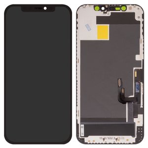 Дисплей Wextom для iPhone 12, iPhone 12 Pro, черный, с рамкой, HC, без ошибки, OLED  soft, diagnosable