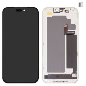 Дисплей для iPhone 17 Pro Max, чорний, з рамкою, High Copy, OLED , DD OLED hard