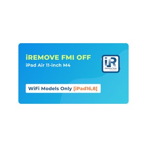 iRemove FMI OFF iPad Air 11 inch M4 лише WiFi моделі [iPad16,8]