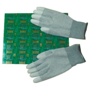 Антистатические перчатки Maxsharer Technology C0504-XL с полиуретановым покрытием пальцев Антистатические перчатки Maxsharer Technology C0504-XL с полиуретановым покрытием пальцев