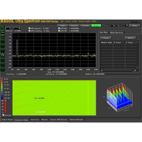 Програмне забезпечення RIGOL Ultra Spectrum для RIGOL DSA700 DSA800 DSA1000