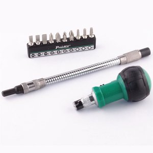 Flexible Ratchet Screwdriver Set Pro'sKit 1PK 201